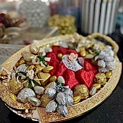 Gold Dekorlu Söz Çikolatası